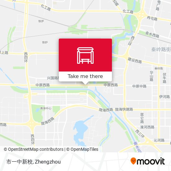 市一中新校 map