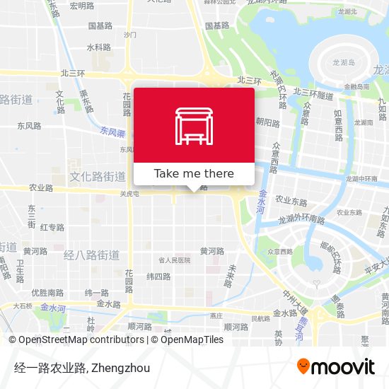 经一路农业路 map