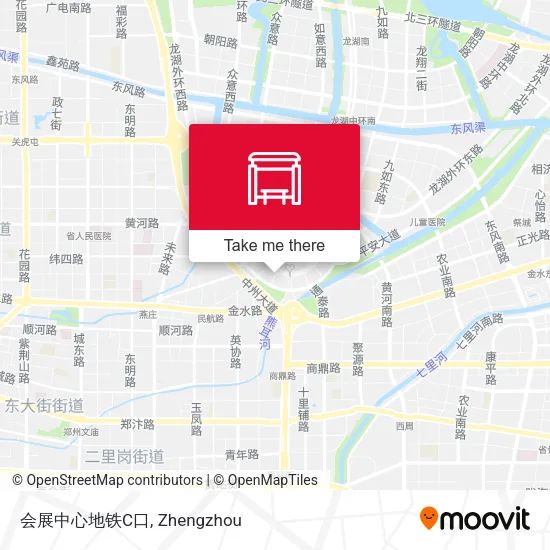 会展中心地铁C口 map