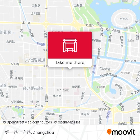 经一路丰产路 map