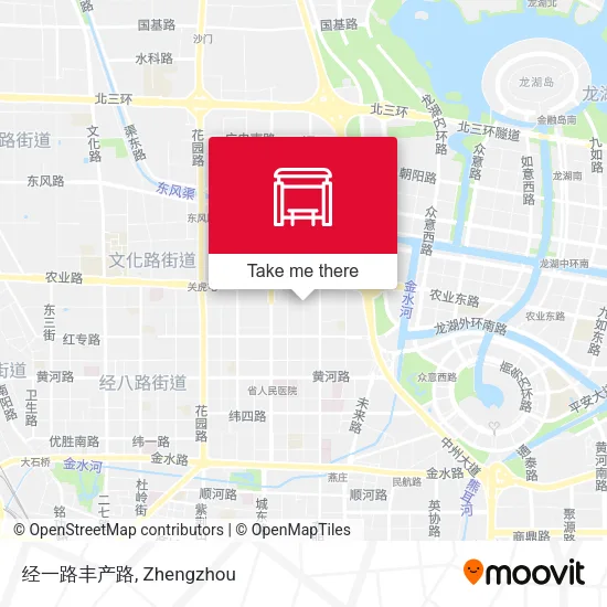 经一路丰产路 map