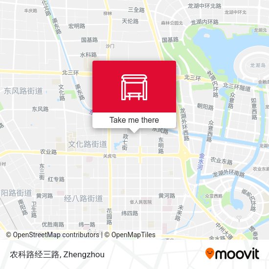 农科路经三路 map