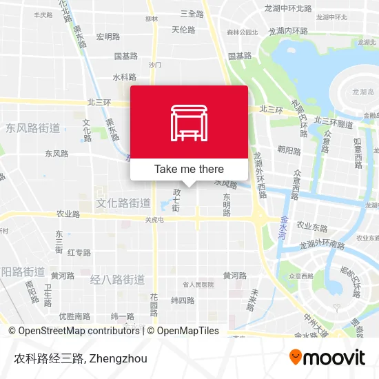 农科路经三路 map