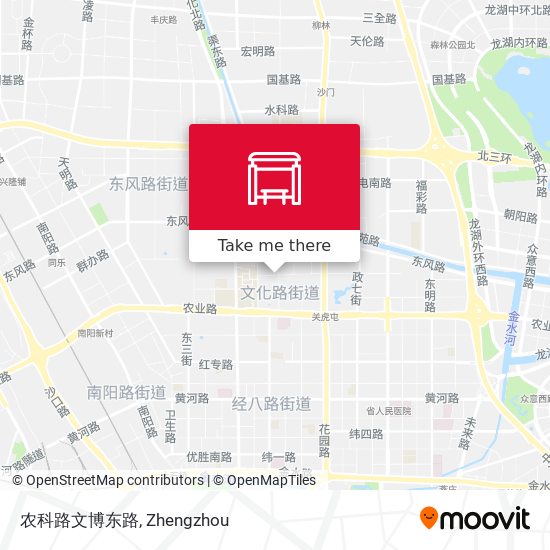 农科路文博东路 map