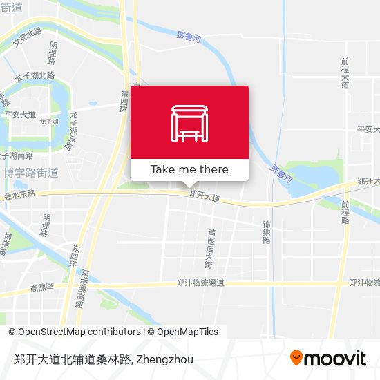 郑开大道北辅道桑林路 map