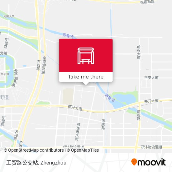 工贸路公交站 map