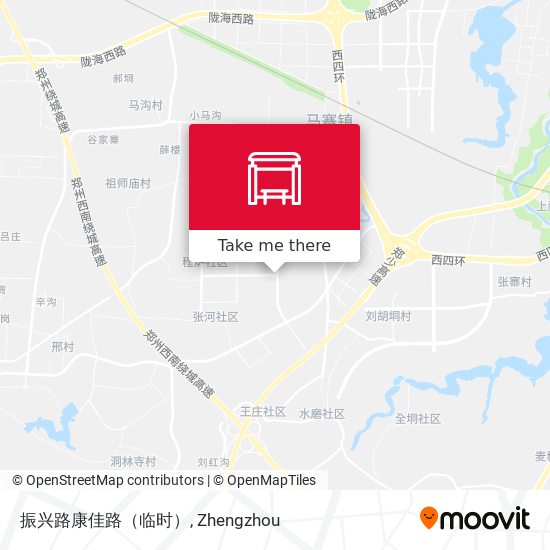 振兴路康佳路（临时） map