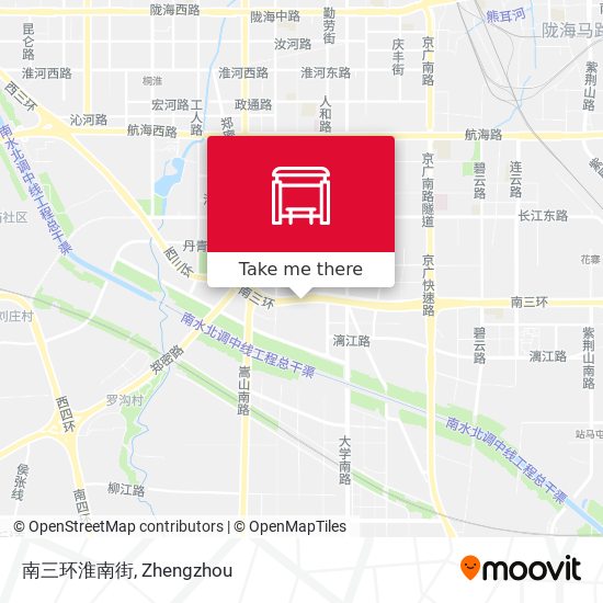 南三环淮南街 map
