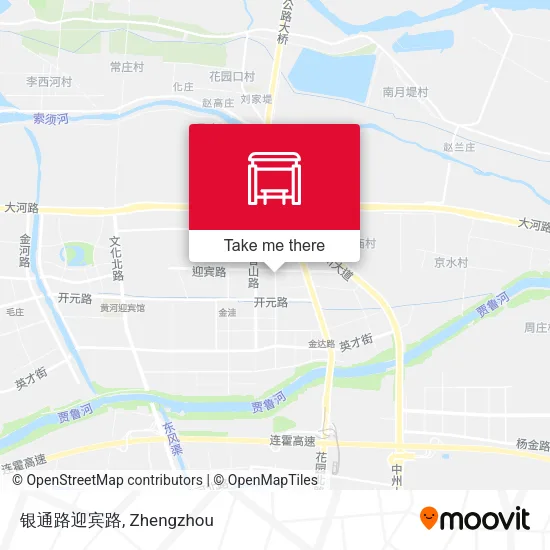银通路迎宾路 map
