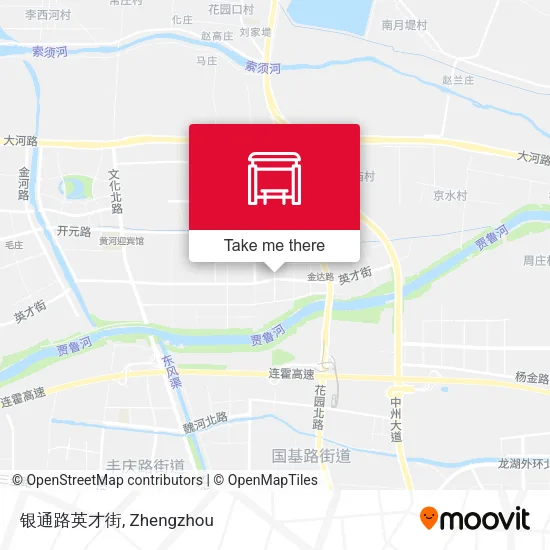 银通路英才街 map