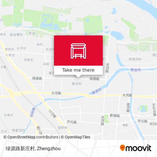 绿源路新庄村 map