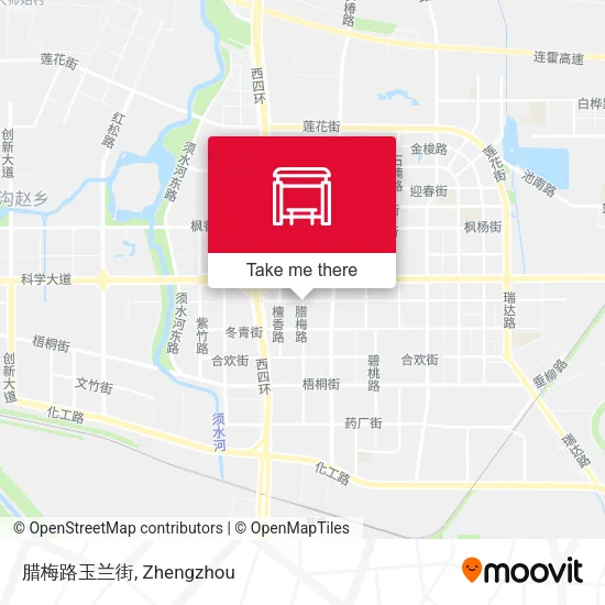 腊梅路玉兰街 map