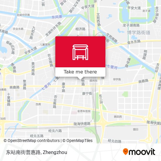 东站南街普惠路 map