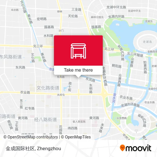 金成国际社区 map
