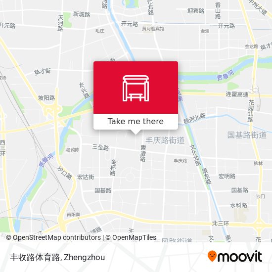 丰收路体育路 map