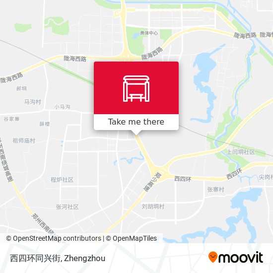 西四环同兴街 map