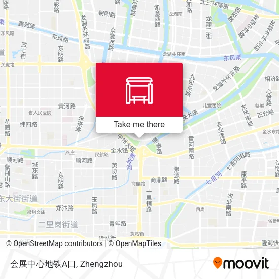 会展中心地铁A口 map