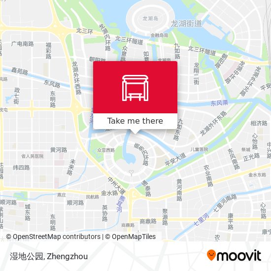 湿地公园 map