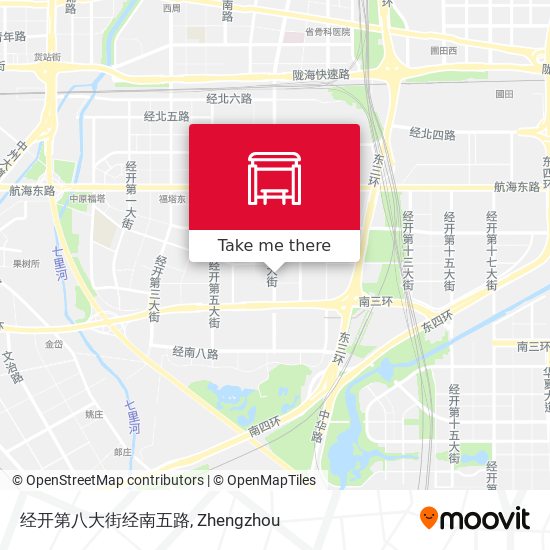 经开第八大街经南五路 map