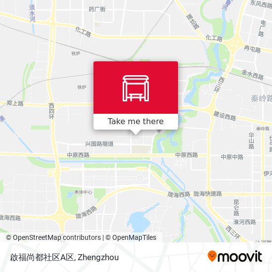 啟福尚都社区A区 map