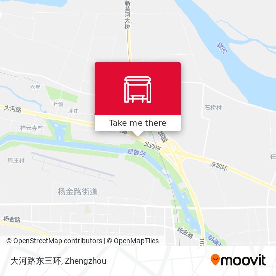大河路东三环 map