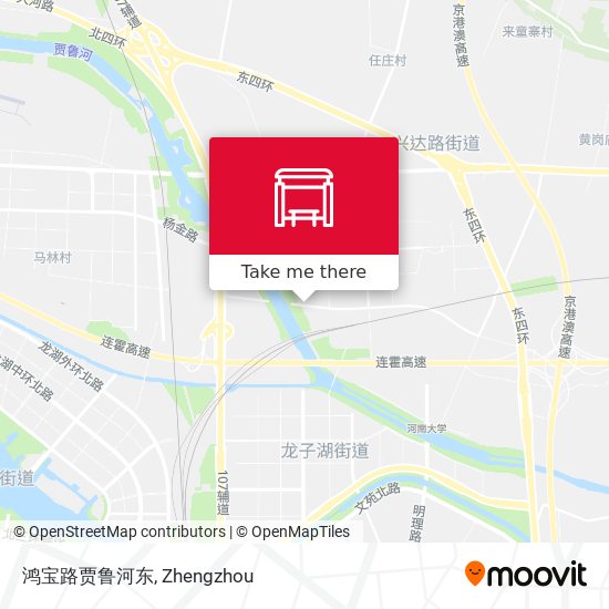 鸿宝路贾鲁河东 map