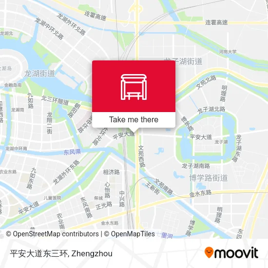 平安大道东三环 map