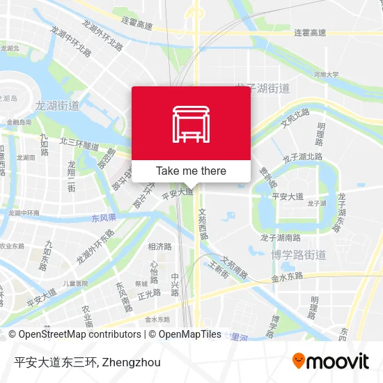平安大道东三环 map