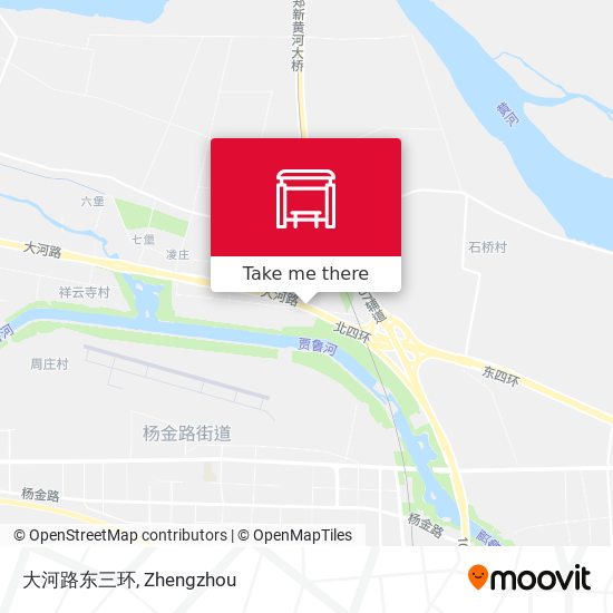 大河路东三环 map