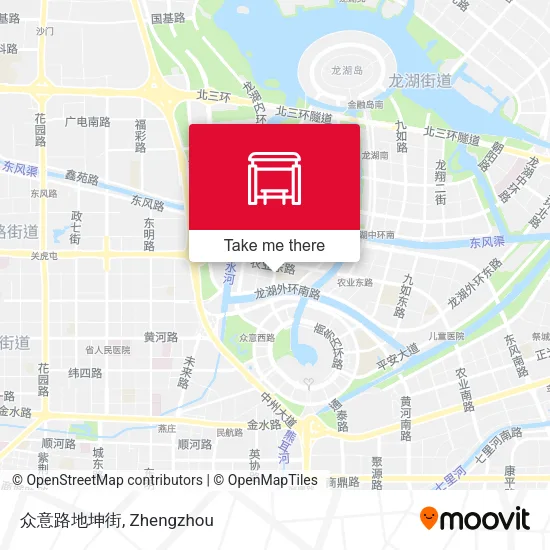 众意路地坤街 map