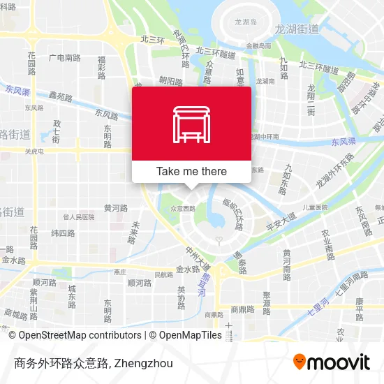 商务外环路众意路 map