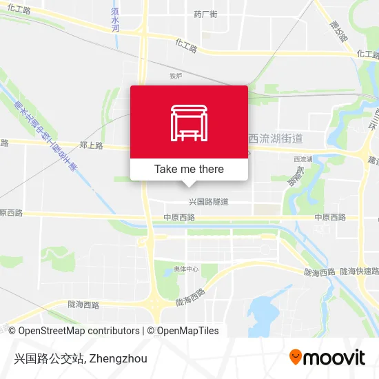 兴国路公交站 map