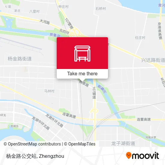 杨金路公交站 map
