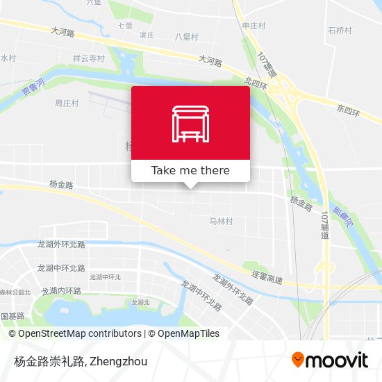 杨金路崇礼路 map