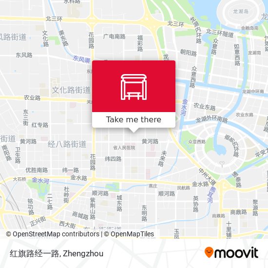 红旗路经一路 map