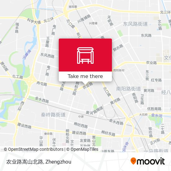 农业路嵩山北路 map