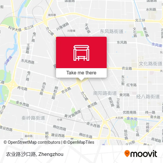 农业路沙口路 map