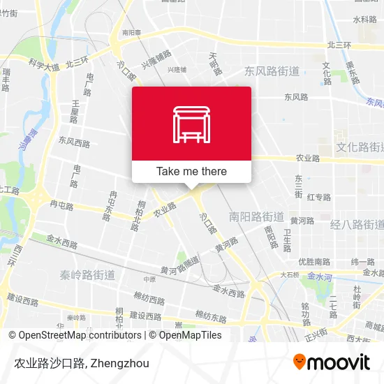 农业路沙口路 map