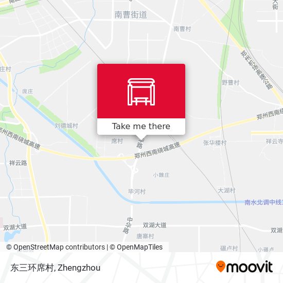 东三环席村 map