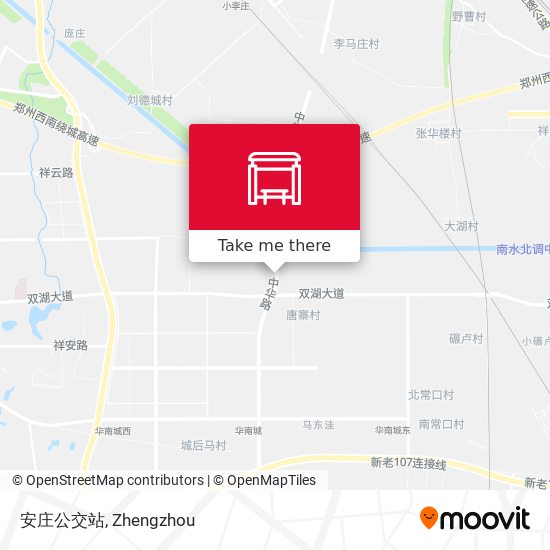 安庄公交站 map