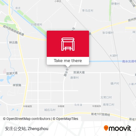 安庄公交站 map