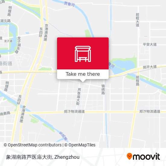 象湖南路芦医庙大街 map