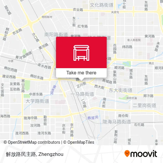 解放路民主路 map