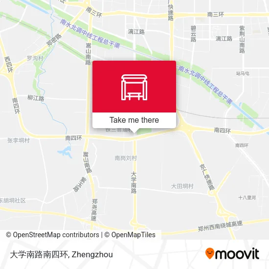 大学南路南四环 map