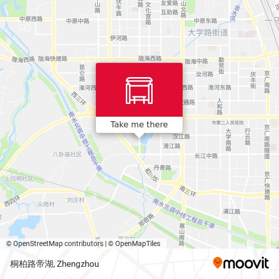 桐柏路帝湖 map
