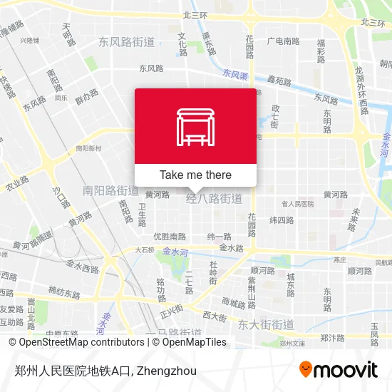 郑州人民医院地铁A口 map