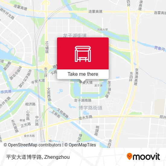 平安大道博学路 map