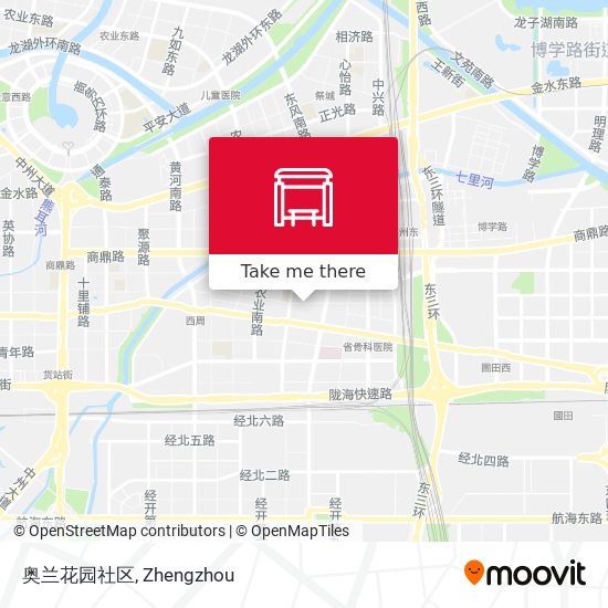 奥兰花园社区 map