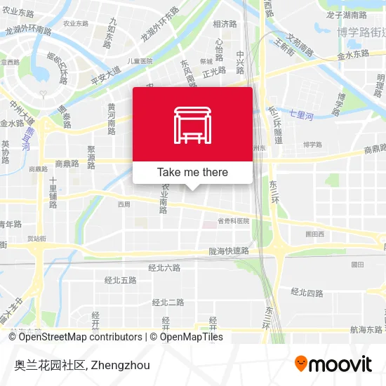 奥兰花园社区 map