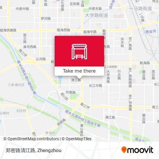 郑密路清江路 map